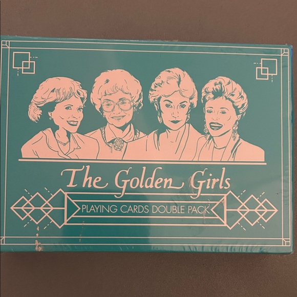 Usaopoly Other - The Golden Girls Playing Cards Double Pack - Teal